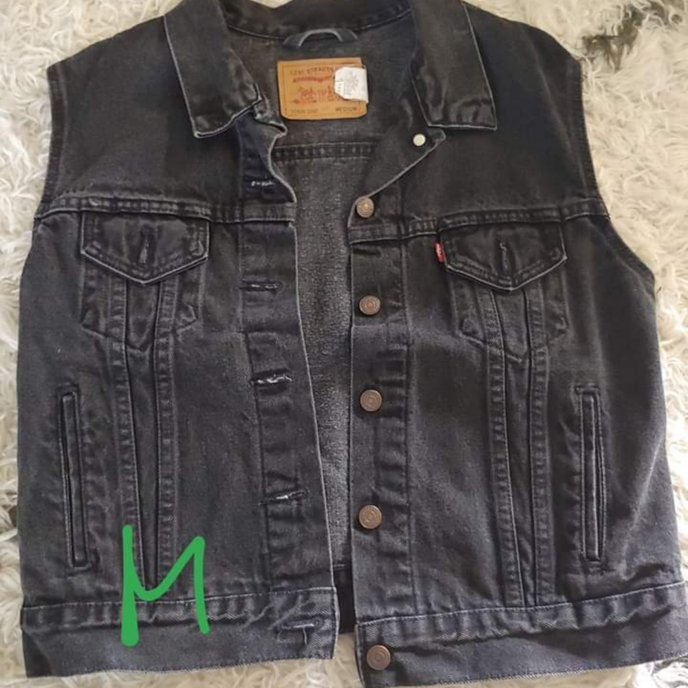 Vintage Levi denim vest.